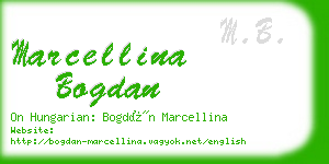 marcellina bogdan business card